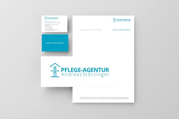 2017-Printdesign_Pflegeagentur-Karlsruhe_Geschäftsausstattung_Logo_Visitenkarten